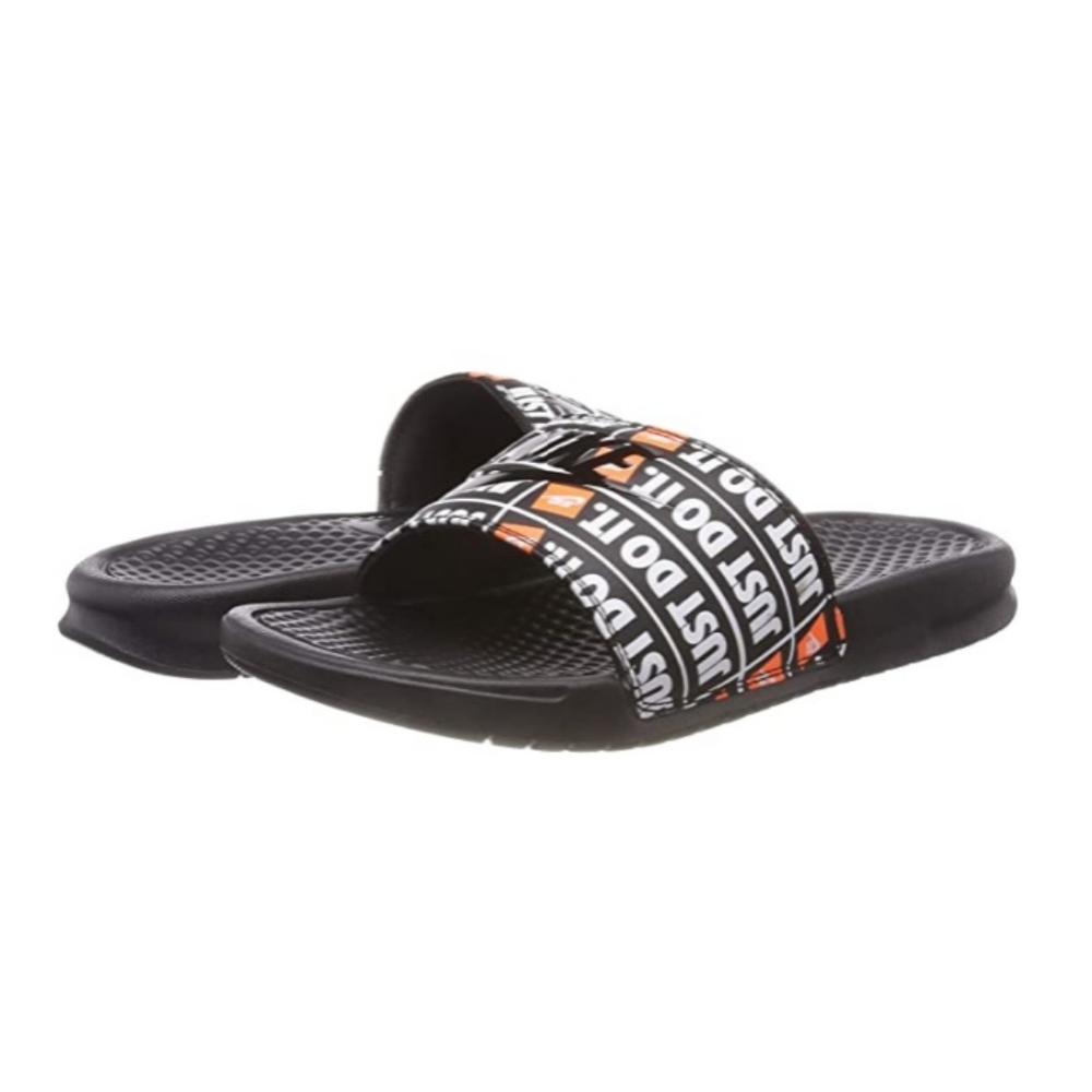 Nike Mens Nike Men's Benassi Jdi Print Black/Black Sz 8 631261-016 - Picture 1 of 4
